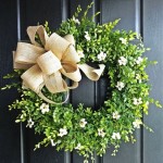 How To Decorate A Boxwood Wreath For Spring