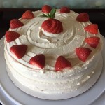 How To Decorate A Cake With Whipped Cream And Strawberries