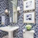 How To Decorate Above Toilet In Powder Room