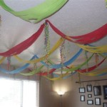 How To Decorate Birthday Room With Ribbons