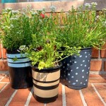 How To Decorate Black Plastic Pots