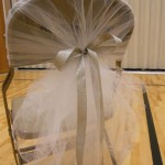 How To Decorate Chairs With Tulle