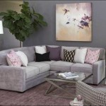 Purple And White Living Room Decor