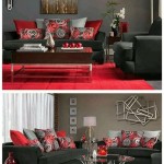 Red And Grey Living Room Decorating Ideas