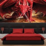 Red Dragon Room Decor