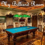 Vintage Billiard Room Decor